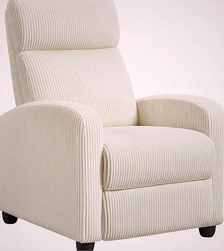 Corduroy Recliner Chair Single Sofa Home Theater Seating Adjustable Modern Recli
