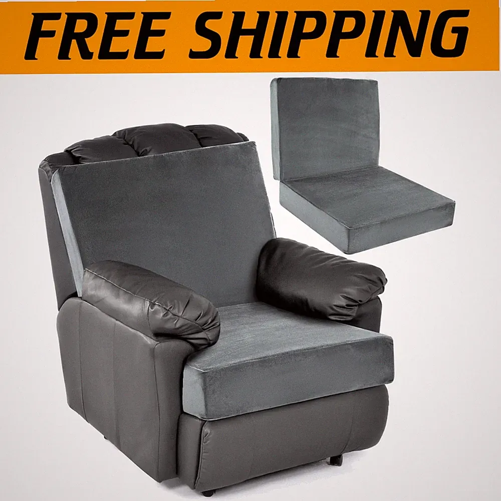 Medium Firm Recliner Cushion with Lumbar Support - 20x20 Seat & 21.5" Backrest