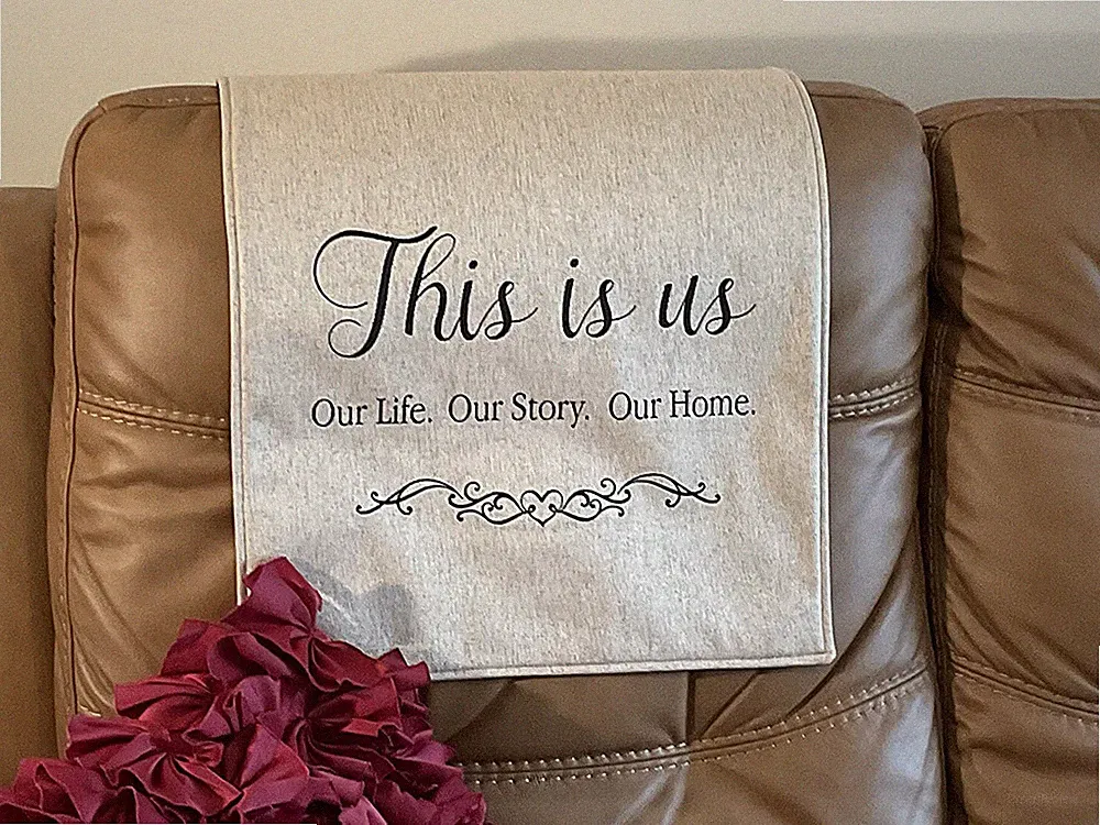 Slipcover for loveseat, Headrest cover for furniture, Recliner headrest cover